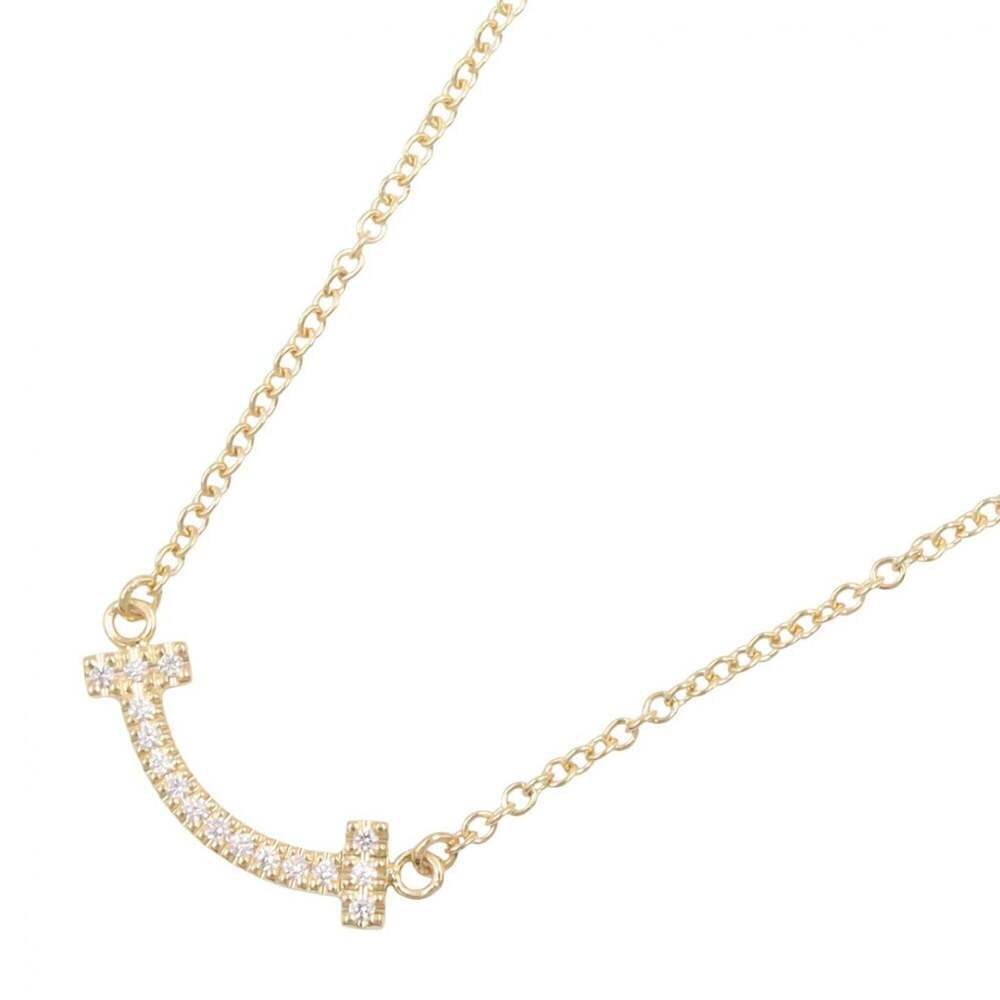 TIFFANY 18k Gold Diamond Necklace